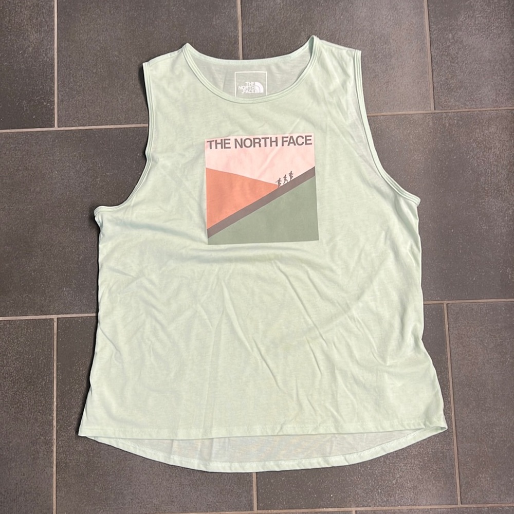 Mint Northface Tank Top